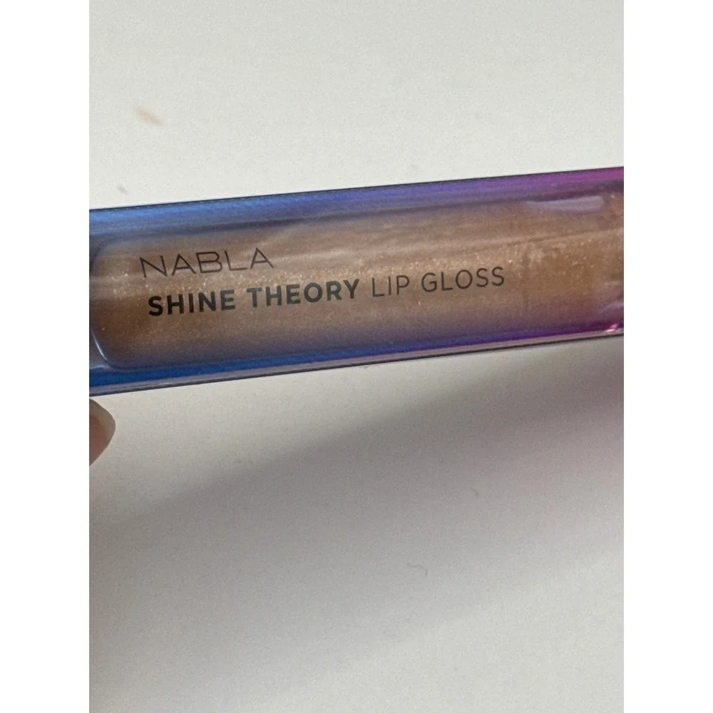Nabla Shine Theory Lip Gloss Renaissance Shimmer Gold Nude 3ml‎ Vegan New in Box